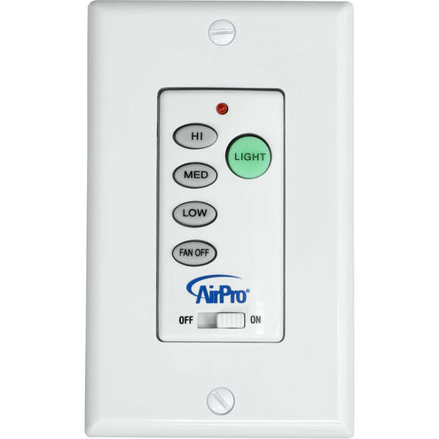 AirPro White Universal Ceiling Fan Wall Control