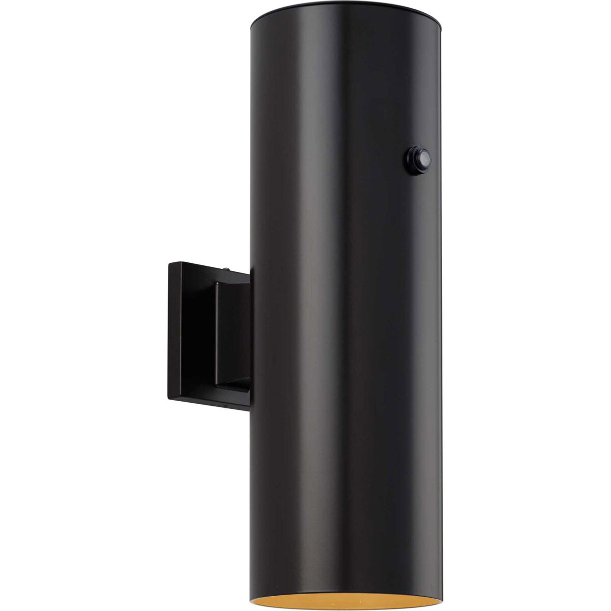 CYL RNDS Outdoor Wall Lantern in Antique Bronze, Progress LED