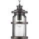 Haslett 1 Light 8 inch Antique Pewter Outdoor Hanging Lantern