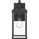 Cantley 1 Light 16 inch Matte Black Outdoor Wall Lantern
