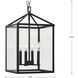 Hillcrest 4 Light 13 inch Matte Black Foyer Light Ceiling Light