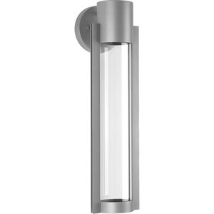 Z-1030 LED LED 20 inch Metallic Gray Outdoor Wall Lantern in Metallic Grey, Medium, Progress LED