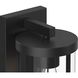 Kagen 1 Light 10 inch Matte Black Outdoor Wall Light