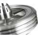 Sanford 24 inch Brushed Nickel Indoor/Outdoor Ceiling Fandelier, Progress LED