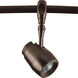 LED Flex Mesh 1 Light 120V Antique Bronze Track Head Ceiling Light in 2700K