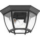New Haven 2 Light 11 inch Textured Black Outdoor Flush Mount