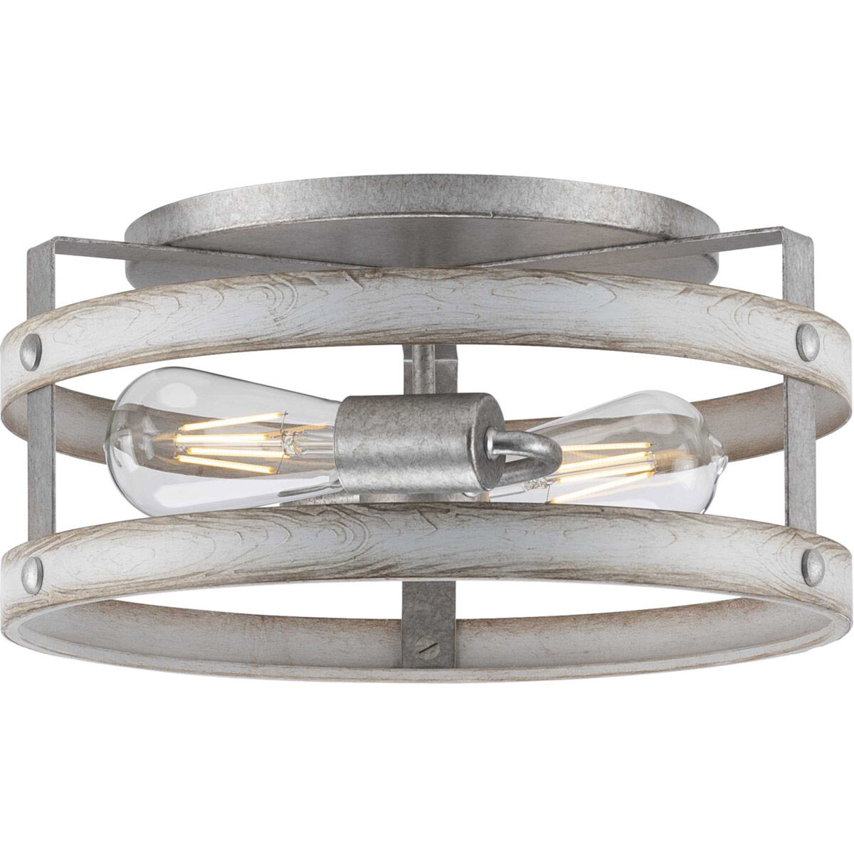 Galvanized flush mount ceiling light sale