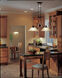 Renovations 3 Light 16 inch Forged Bronze Semi-Flush Mount Ceiling Light