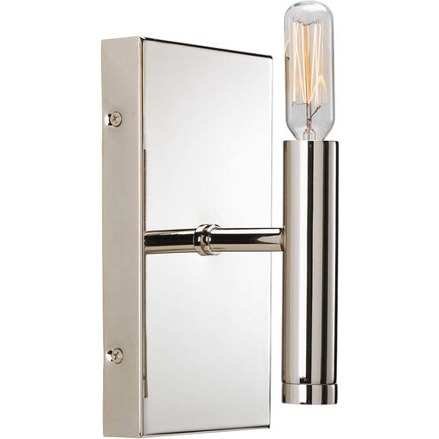 Draper 1 Light 4.5 inch Polished Nickel Bath Vanity Wall Light