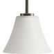 Bravo 1 Light 7.25 inch Antique Bronze Mini-Pendant Ceiling Light