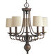 Meeting Street 5 Light 20 inch Roasted Java Chandelier Ceiling Light