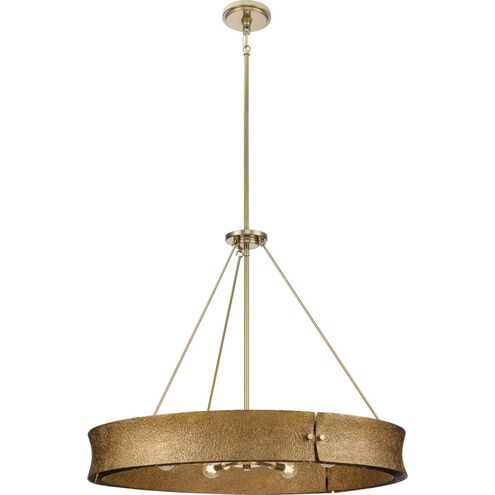 Lusail 6 Light 32 inch Soft Gold Chandelier Ceiling Light, Design Series