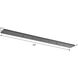 Accessory Canopy Graphite Multi Pendant Canopy