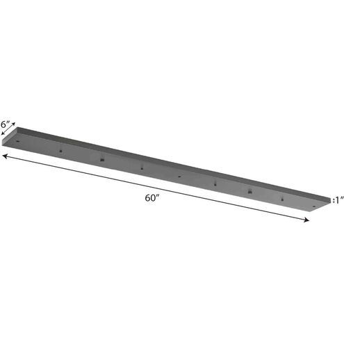 Accessory Canopy Graphite Multi Pendant Canopy