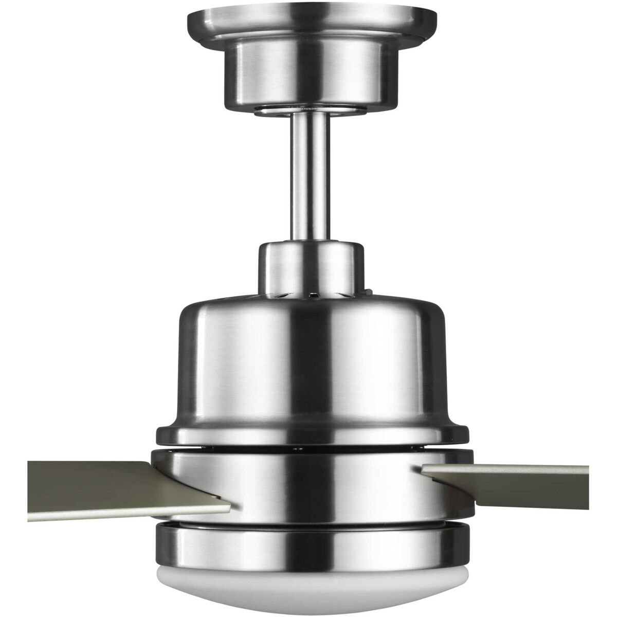 Trevina II 44 inch Brushed Nickel with Silver Blades Ceiling Fan, Progress LED