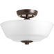 Asset 2 Light 13 inch Antique Bronze Convertible Semi-Flush Ceiling Light in Bulbs Included