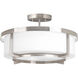 Dynamo 3 Light 21 inch Brushed Nickel Pendant Ceiling Light