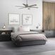 Glandon 60 inch Antique Nickel with Walnut/Driftwood Blades Ceiling Fan, Progress LED