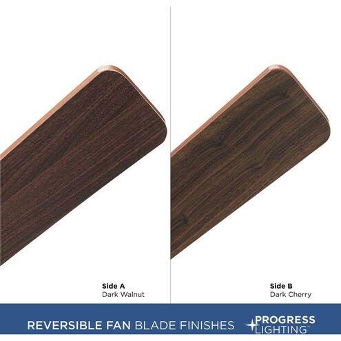 AirPro 52 inch Forged Black with Dark Walnut/Dark Cherry Blades Ceiling Fan