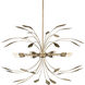 Mariposa 8 Light 36 inch Antique Gold Pendant Ceiling Light