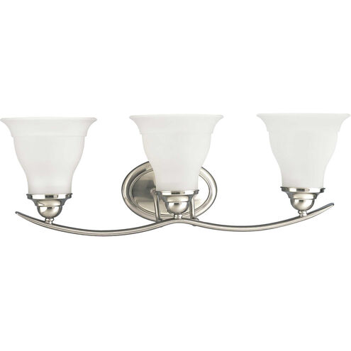 Trinity 3 Light 24 inch Brushed Nickel Bath Vanity Wall Light