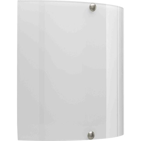 LED Sconce LED 11 inch White ADA Wall Sconce Wall Light in Integrated LED, Satin Opal Glass, Progress LED