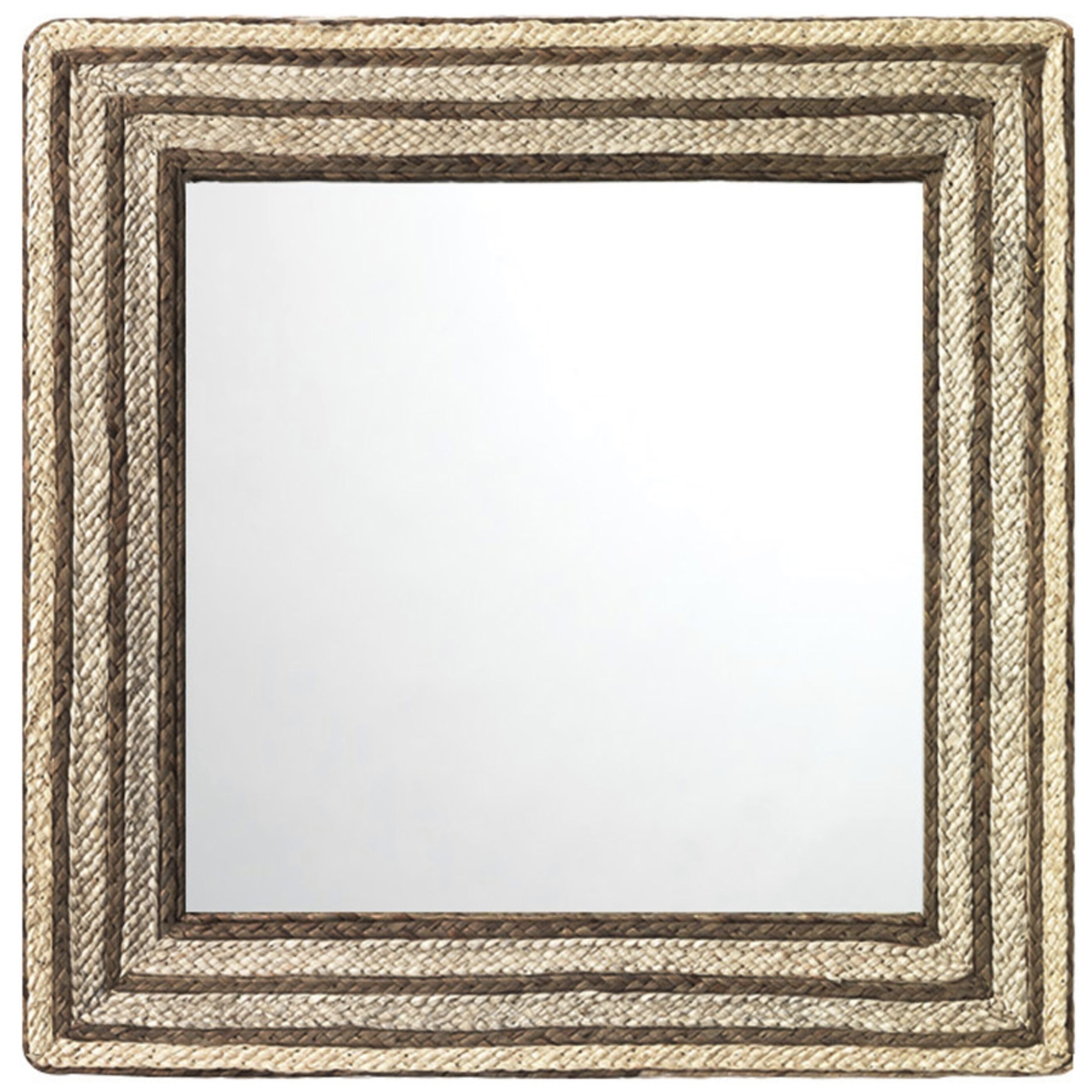 Evergreen 30 X 30 inch Natural Mirror