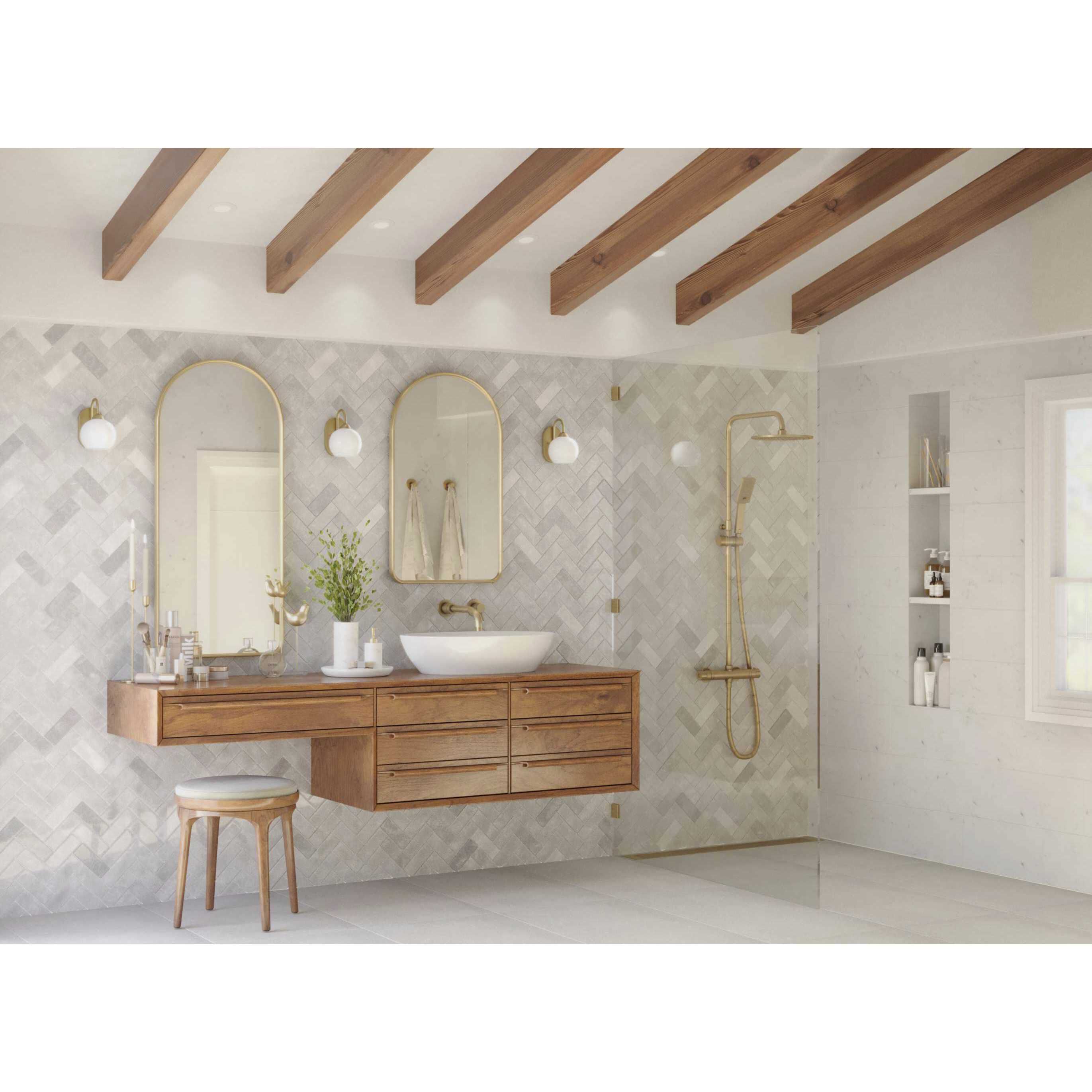 Recessed Lighting LED White Recessed Step Baffle Trim in Matte White