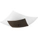 Beyond LED 11 inch Architectural Bronze Flush Mount Ceiling Light, Etched Glass