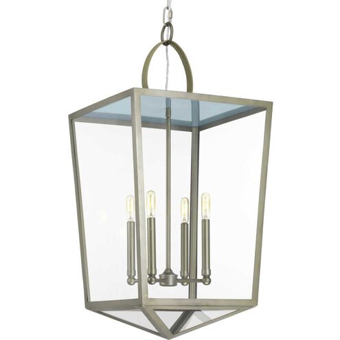Point Dume™ Shearwater 4 Light 16.25 inch Antique Nickel Foyer Pendant Ceiling Light, Design Series