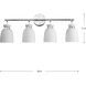 Lexie 4 Light 30 inch Polished Chrome Bathroom Vanity Light Wall Light