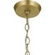 Vertex 4 Light 15 inch Brushed Gold Foyer Light Ceiling Light