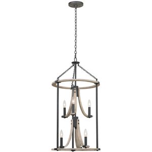Middleton 6 Light 18 inch Natural Iron Foyer Light Ceiling Light