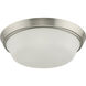 Edessa 3 Light 16 inch Brushed Nickel Flush Mount Ceiling Light