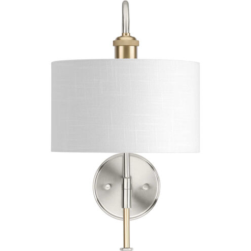 Cordin 1 Light 10 inch Brushed Nickel Wall Sconce Wall Light, Design Series