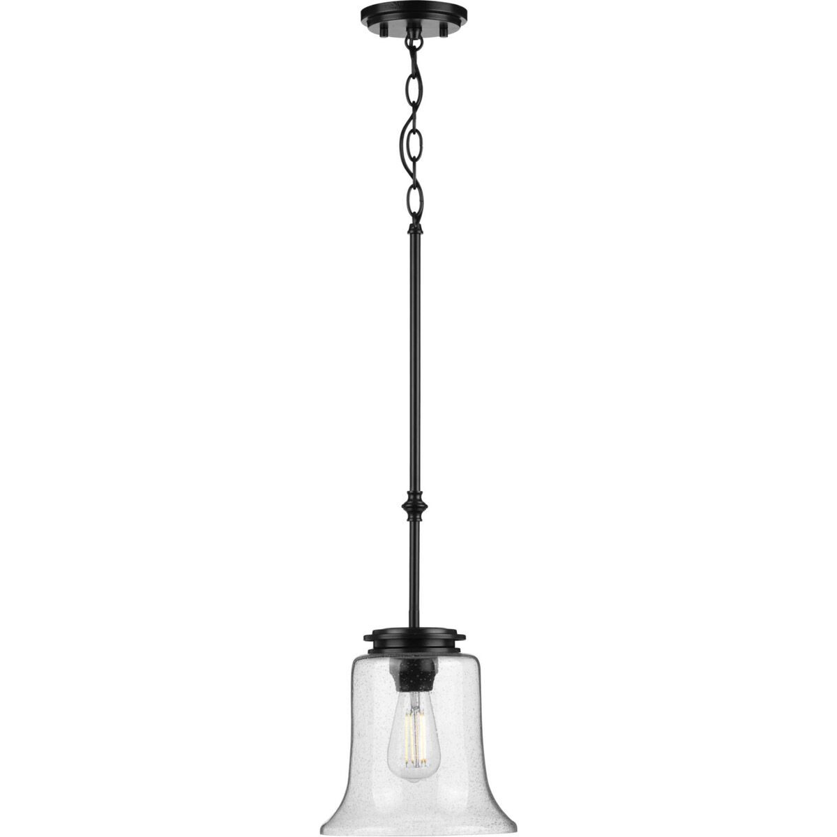 Winslett 1 Light 9 inch Matte Black Mini-Pendant Ceiling Light