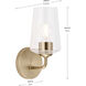 Celino Wall Sconce Wall Light in Champagne Bronze