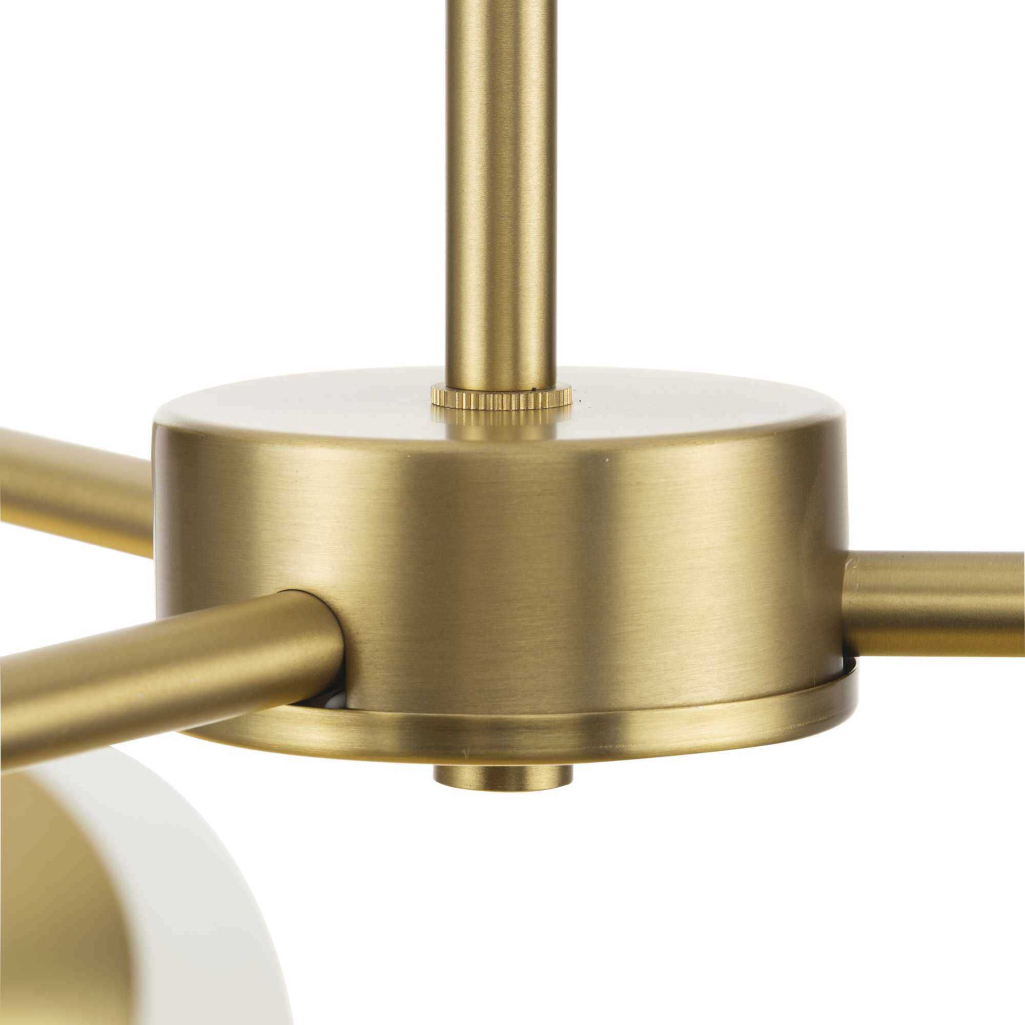 Haas 6 Light 50 inch Brushed Bronze Chandelier Ceiling Light, Design Series