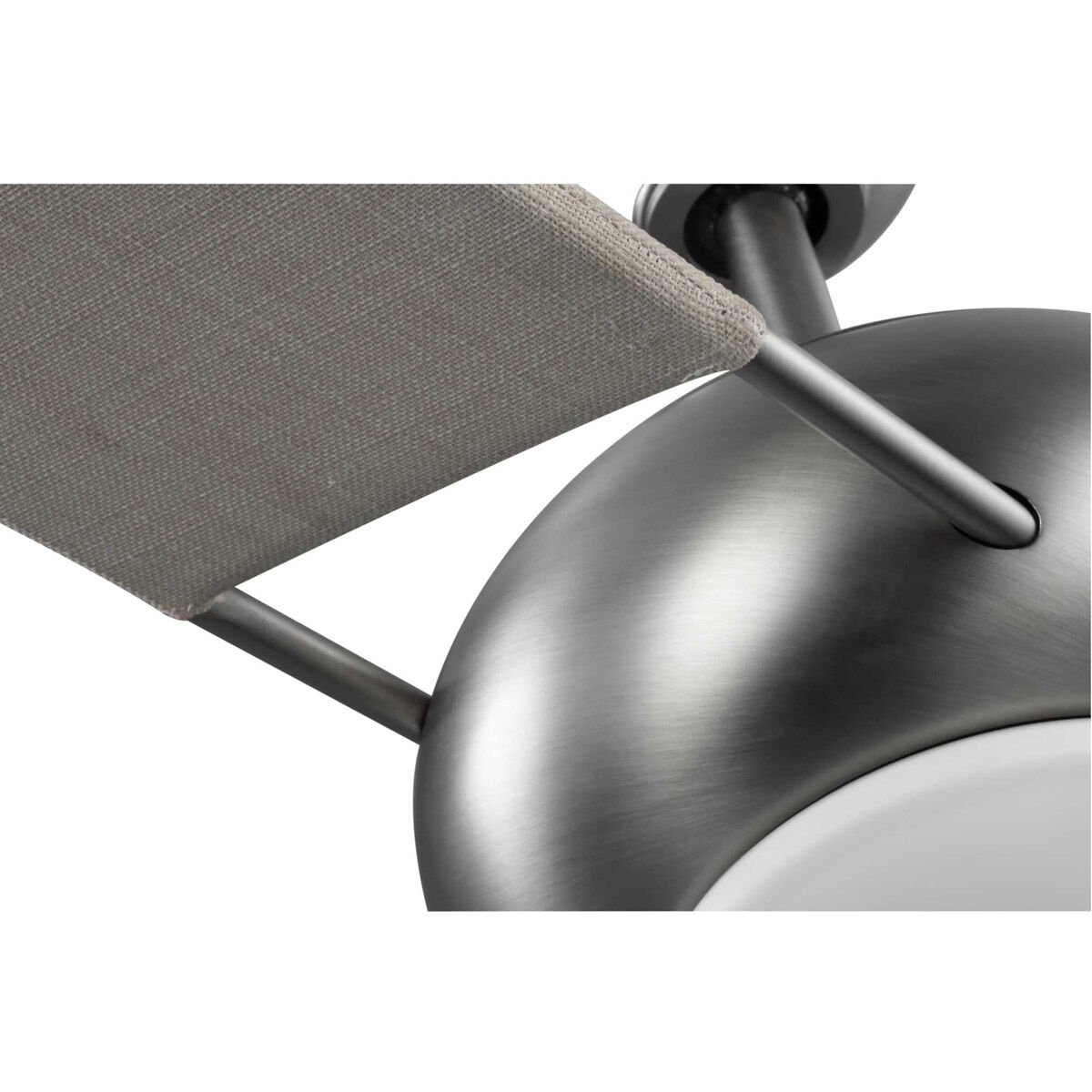 Edisto 54 inch Antique Nickel with Oatmeal Blades Indoor/Outdoor Ceiling Fan, Progress LED