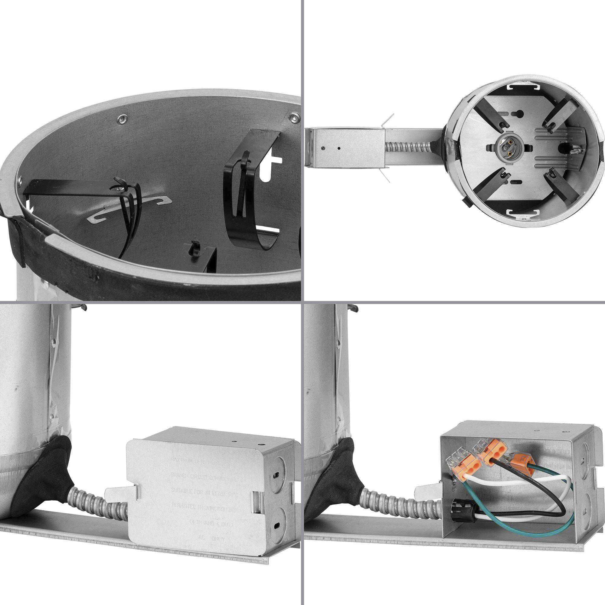 6in Recessed Housing BR-40 Unfinished Recessed Can in Remodel