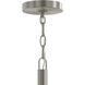 Mack 1 Light 8 inch Brushed Nickel Pendant Ceiling Light