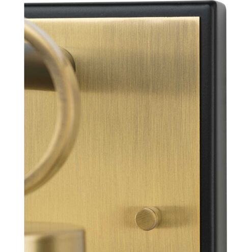 Cassell 1 Light 4.75 inch Vintage Brass Bathroom Vanity Light Wall Light