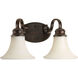 Applause 2 Light 16.25 inch Antique Bronze Bath Vanity Wall Light