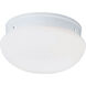Melon 2 Light 12 inch White Flush Mount Ceiling Light in Bulbs Included
