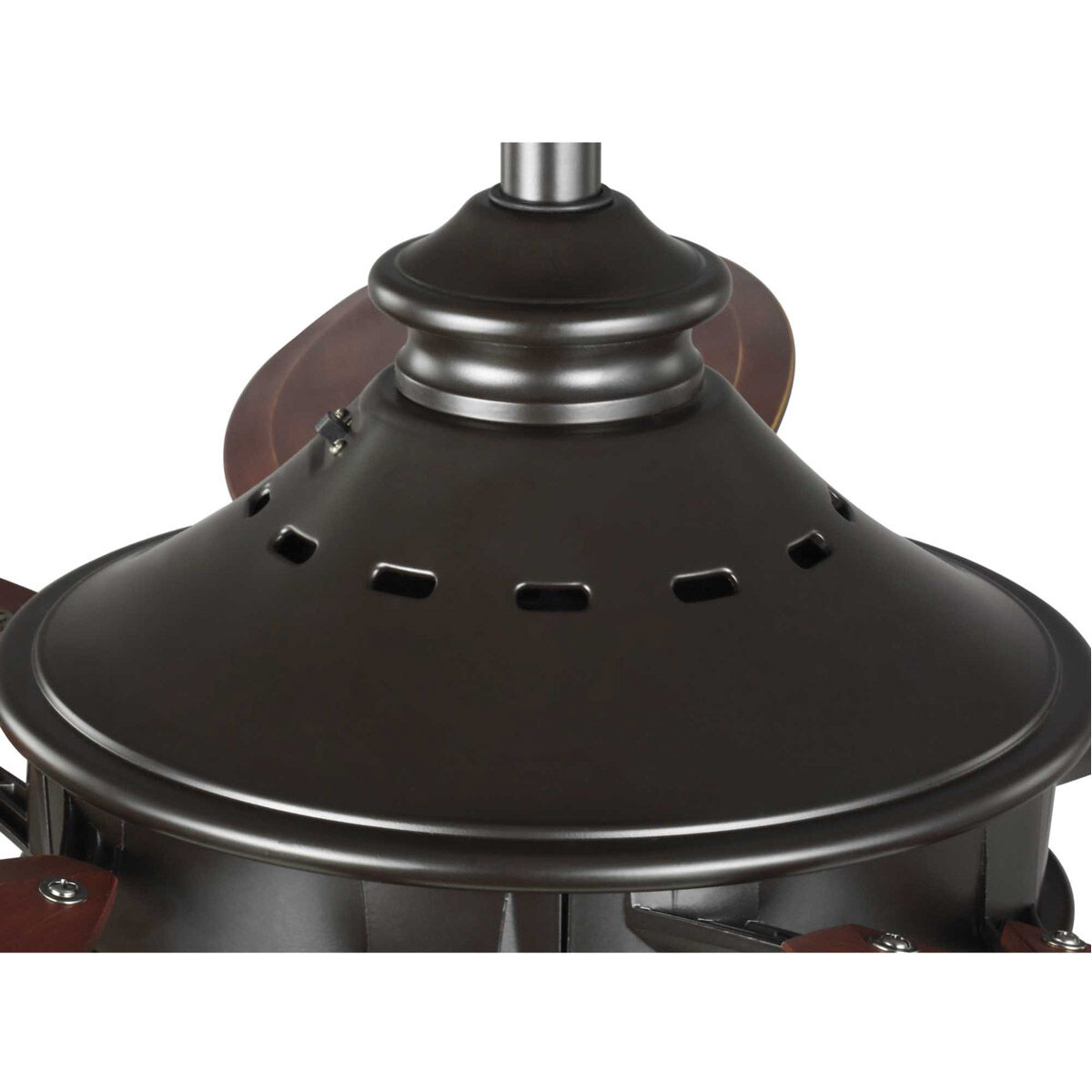 Alfresco 54 inch Architectural Bronze with Aged Bamboo Blades Ceiling Fan