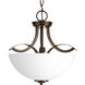 Merge 2 Light 15 inch Antique Bronze Semi-Flush Convertible Ceiling Light