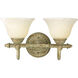 Savannah 2 Light 16 inch Seabrook Bath Vanity Wall Light