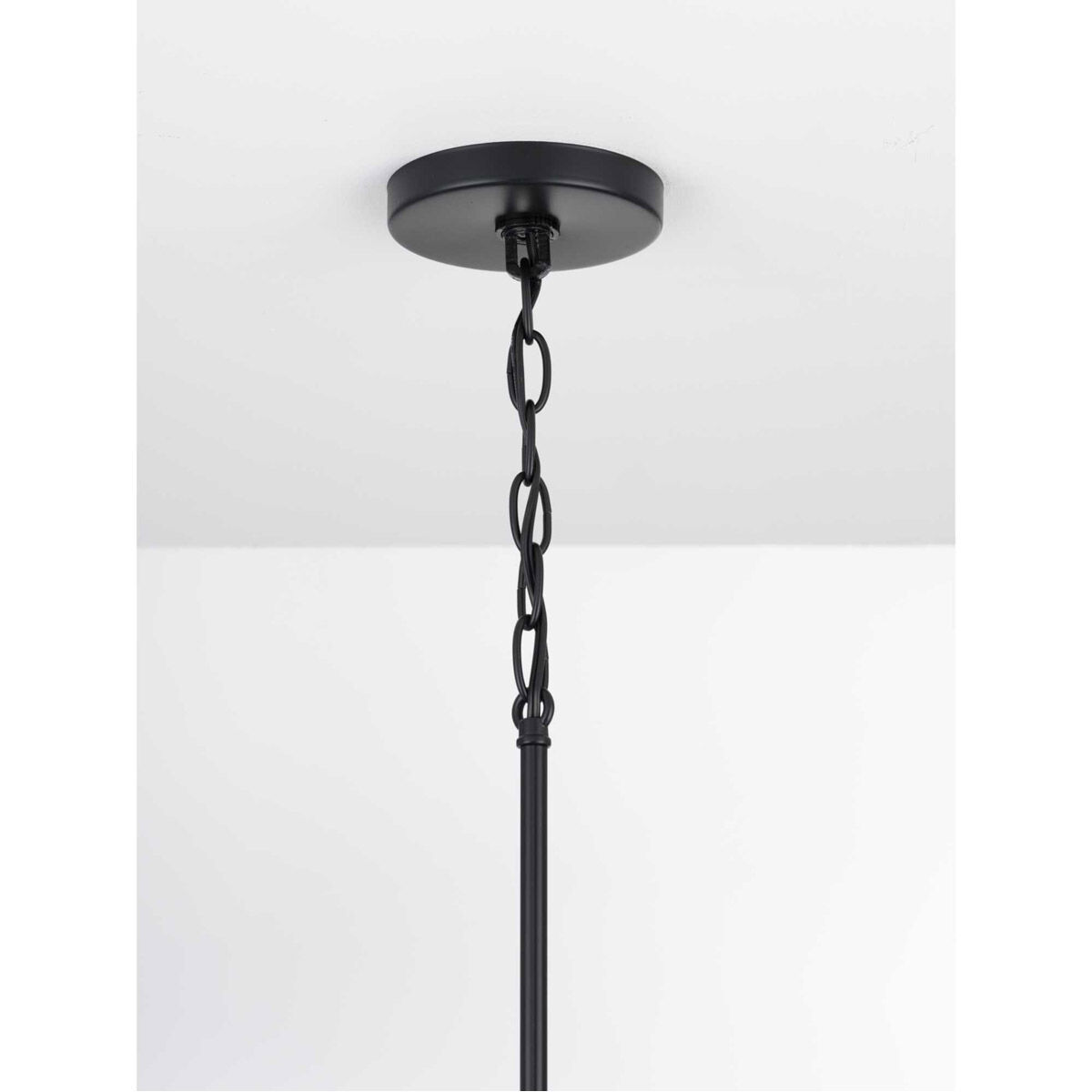 Seneca 9 Light 30 inch Matte Black Chandelier Ceiling Light
