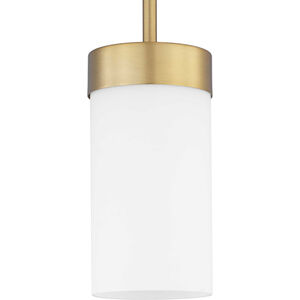 Elevate 1 Light 5 inch Brushed Bronze Mini-Pendant Ceiling Light, Design Series
