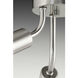 Zag 3 Light 10.25 inch Brushed Nickel Chandelier Ceiling Light